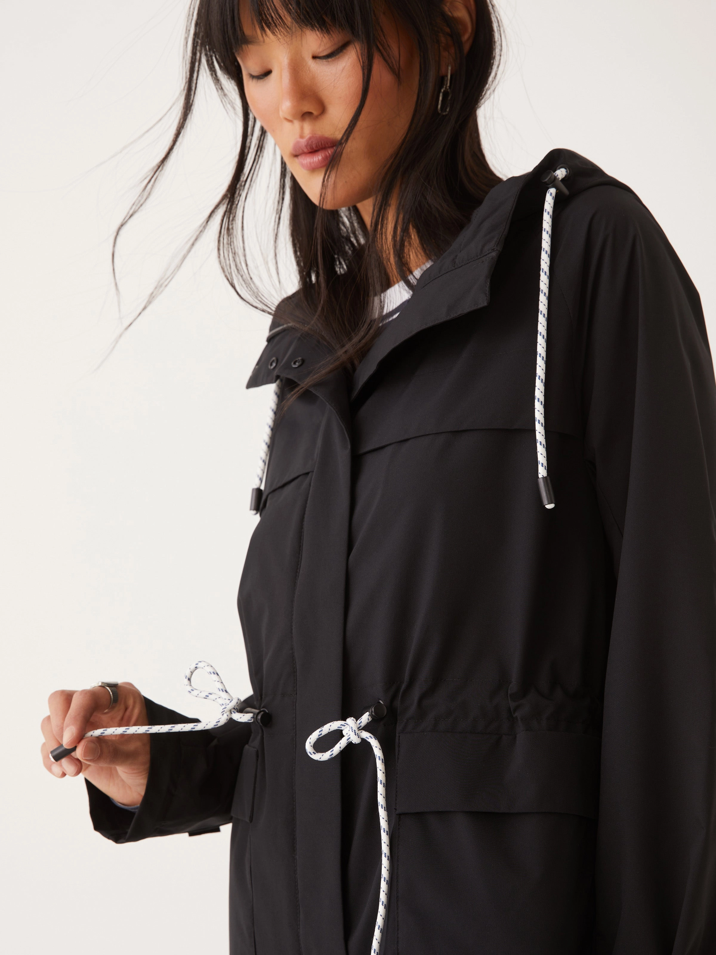 The Stanley Rain Jacket in Black