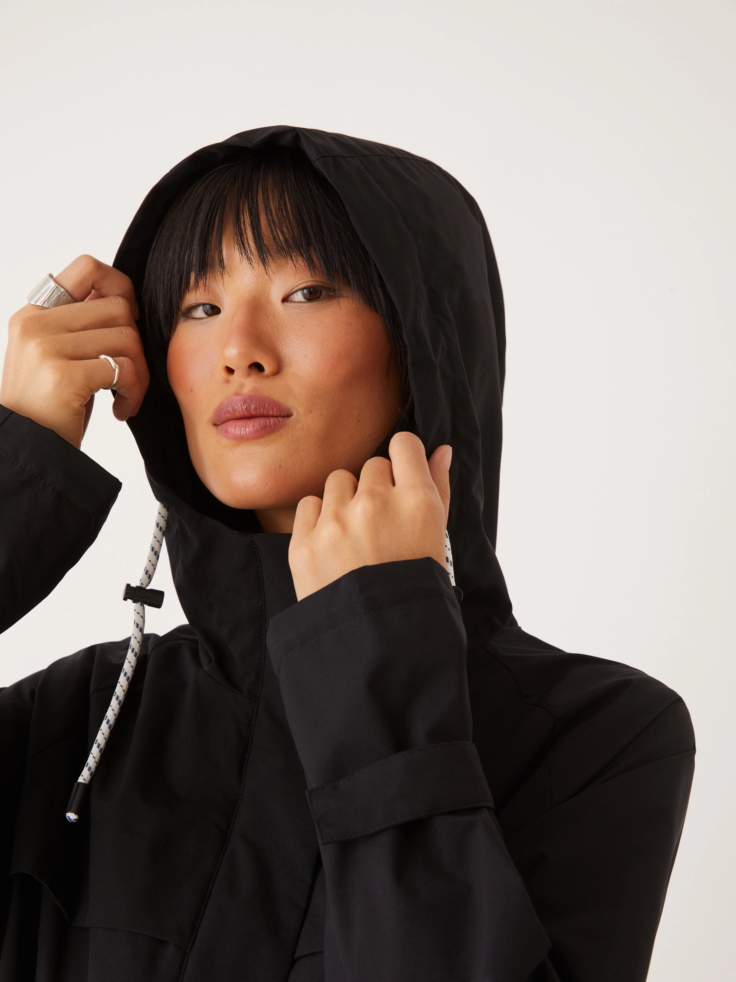The Stanley Rain Jacket in Black