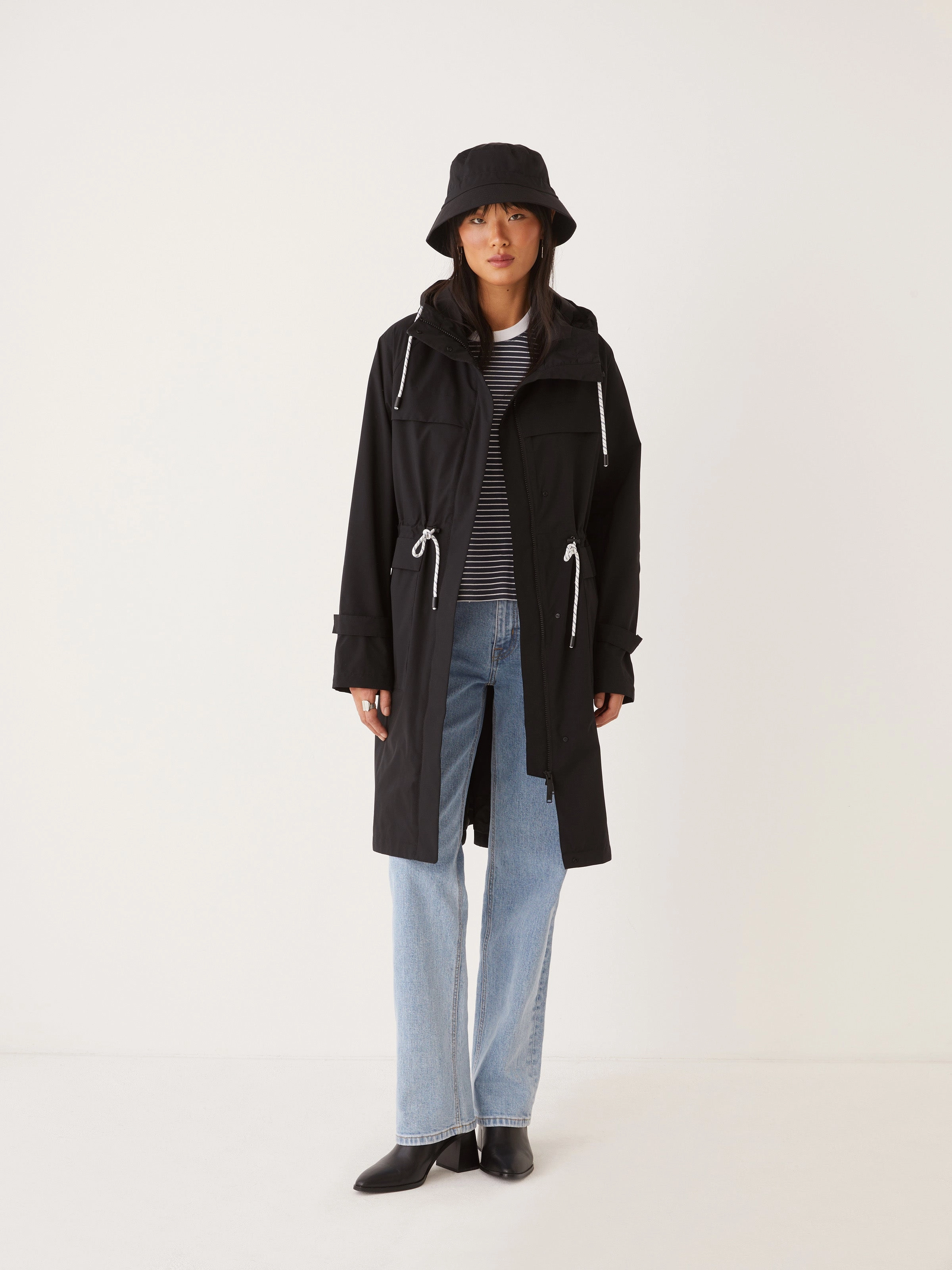 The Stanley Rain Jacket in Black
