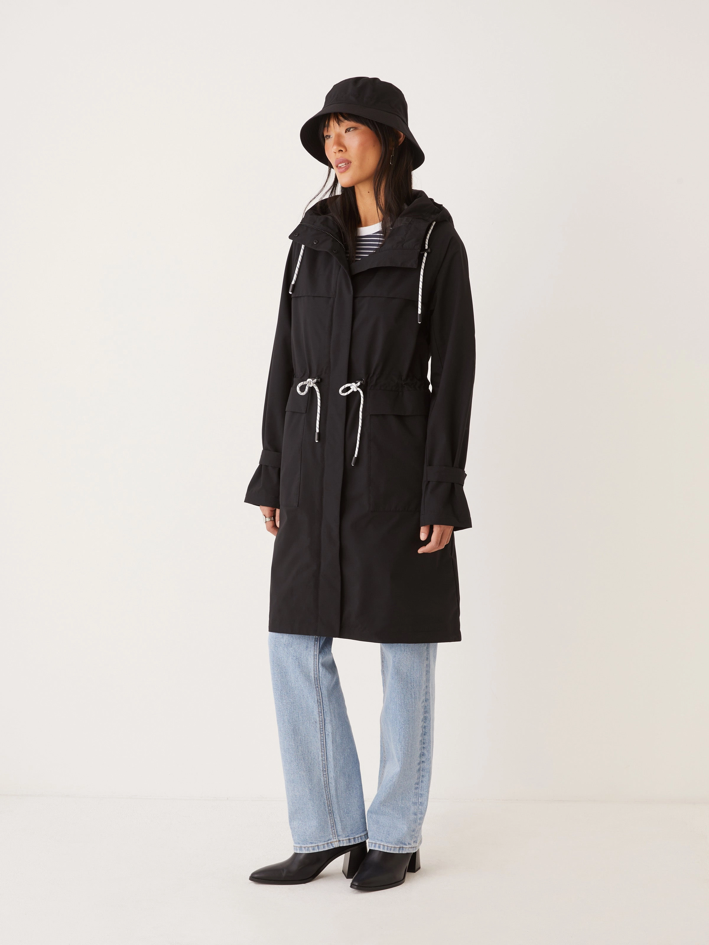 The Stanley Rain Jacket in Black
