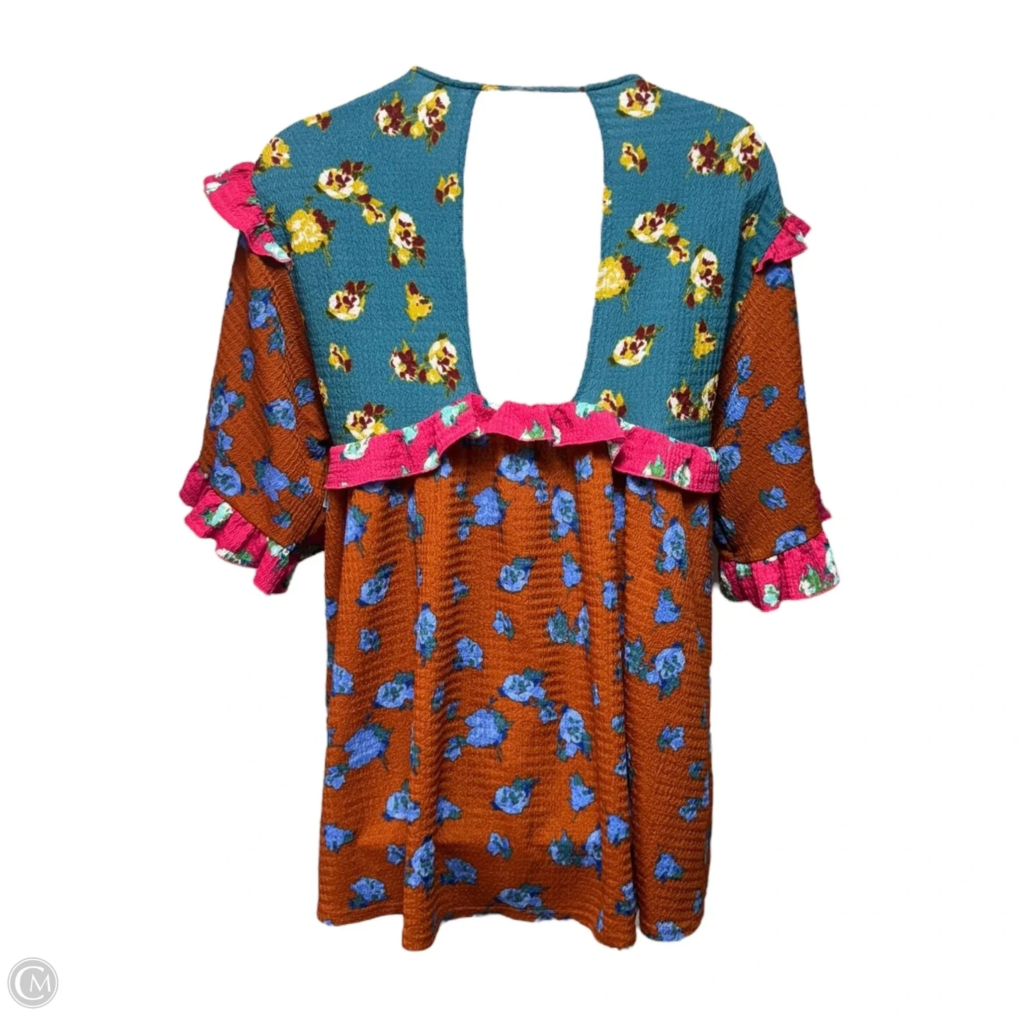 Top Long Sleeve By Anthropologie In Multi-colored, Size: M