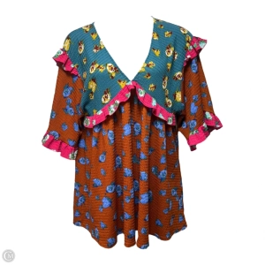 Top Long Sleeve By Anthropologie In Multi-colored, Size: M
