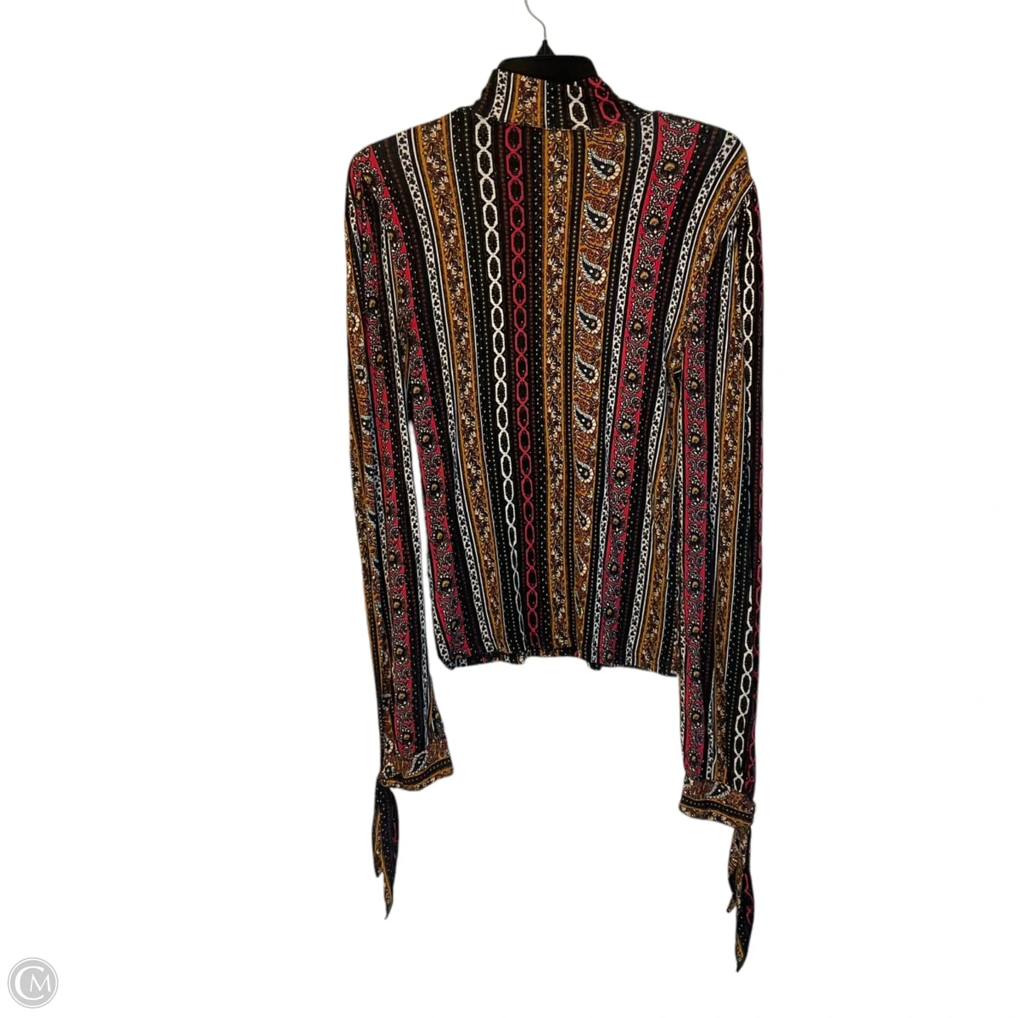 Top Long Sleeve By Free People In Multi-colored, Size: M