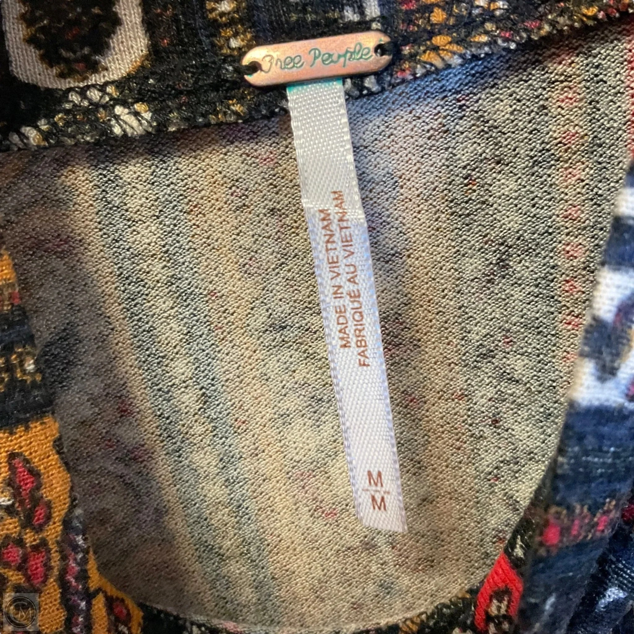 Top Long Sleeve By Free People In Multi-colored, Size: M