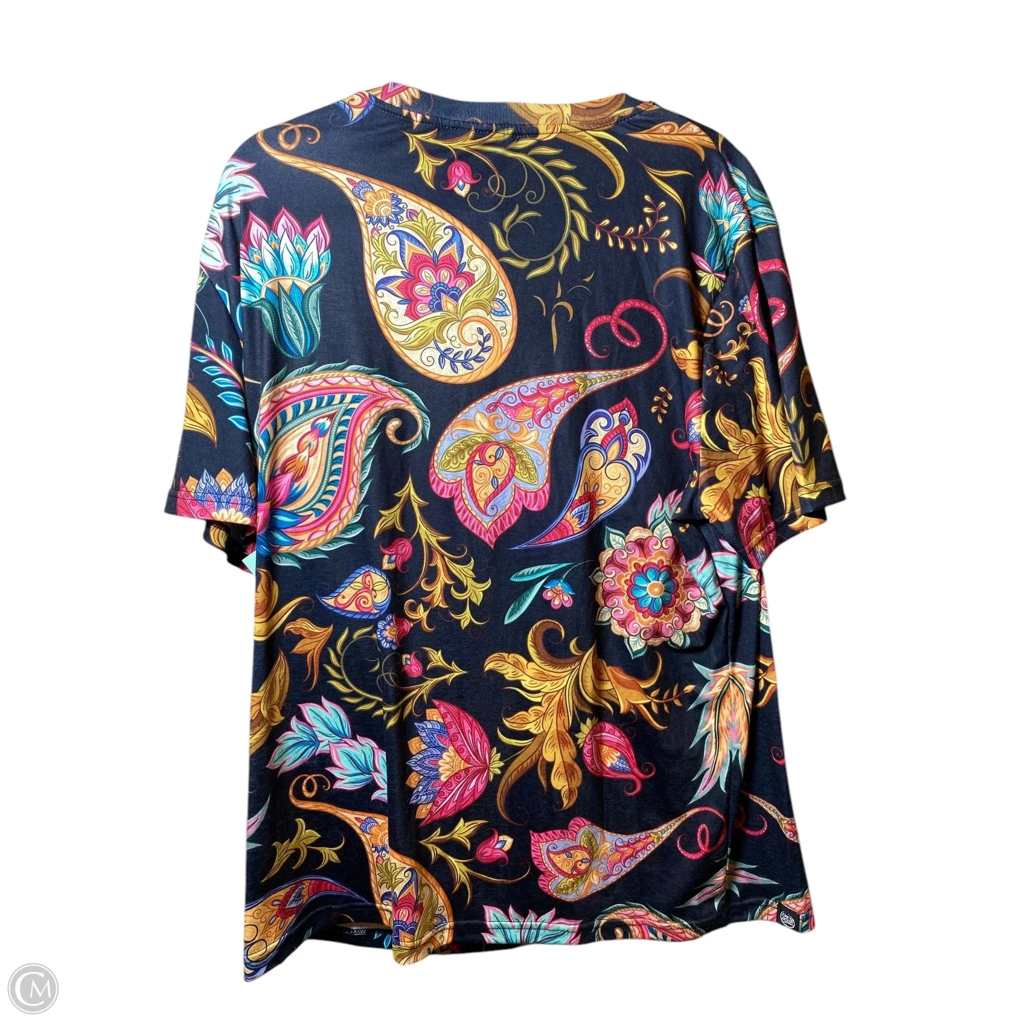 Top Short Sleeve By Cmc In Multi-colored, Size: Xxl