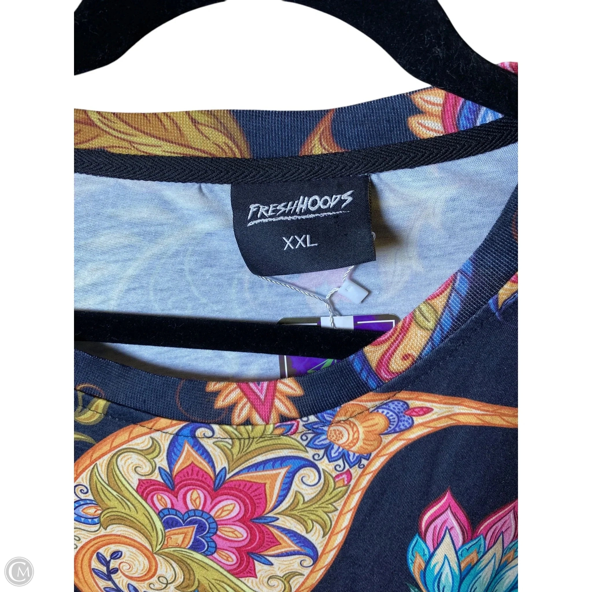 Top Short Sleeve By Cmc In Multi-colored, Size: Xxl