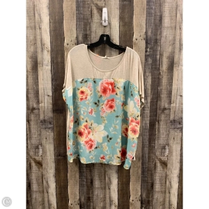 Top Short Sleeve By Maurices In Multi-colored, Size: 3x
