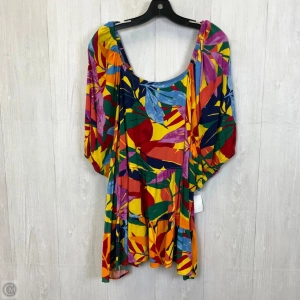 Top Short Sleeve By Terra & Sky In Multi-colored, Size: 3x