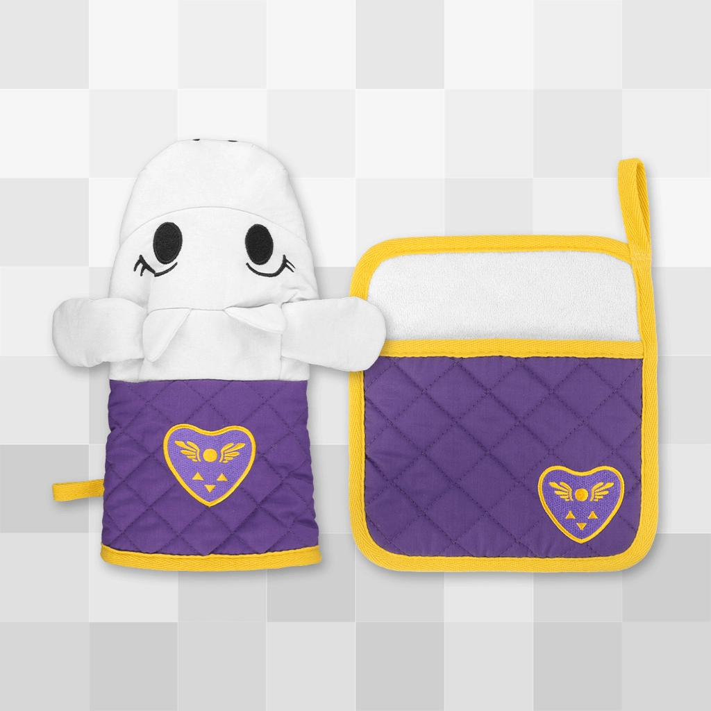 Toriel's Kitchen Oven Mitt & Potholder Set