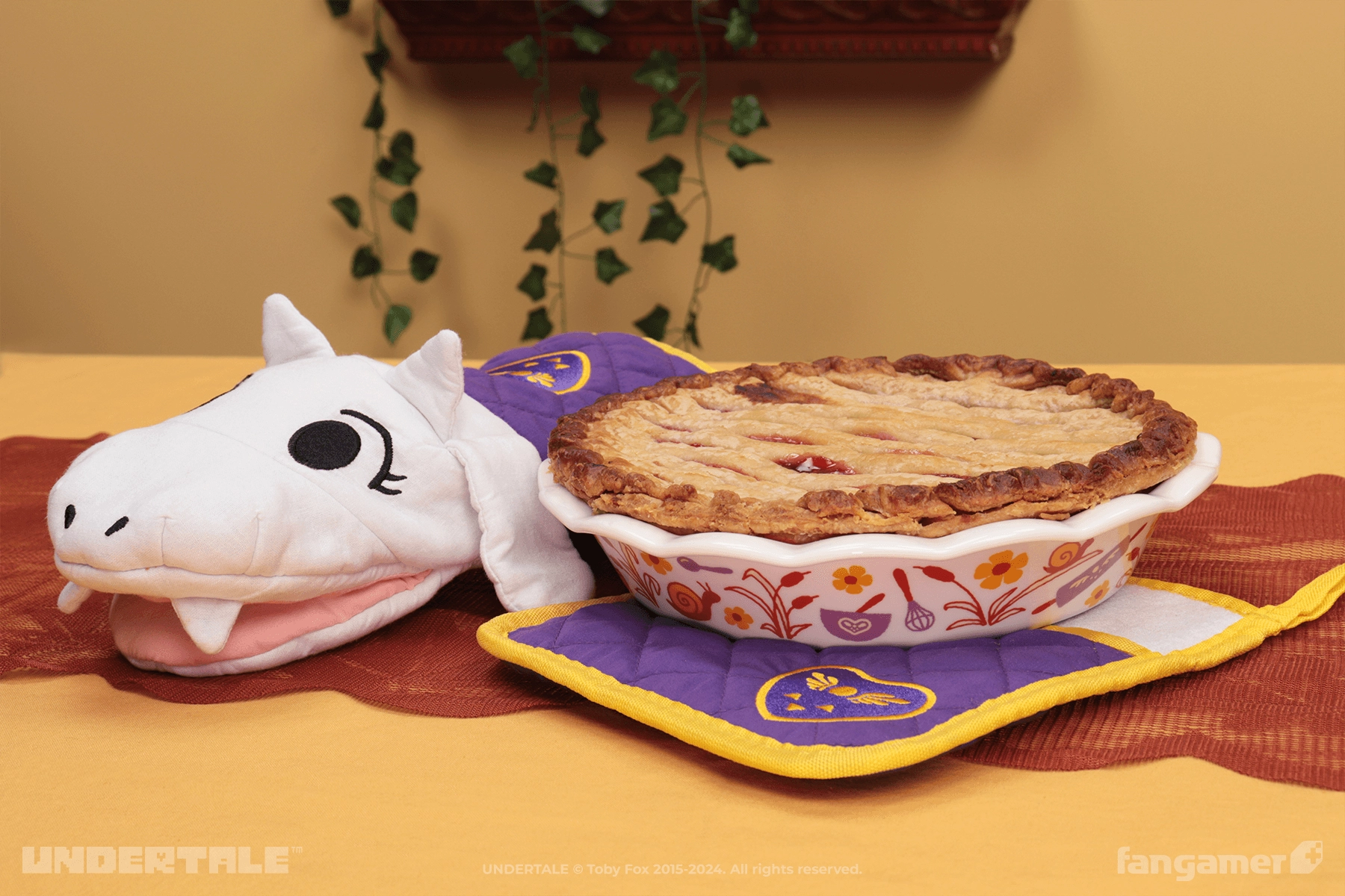Toriel's Kitchen Oven Mitt & Potholder Set