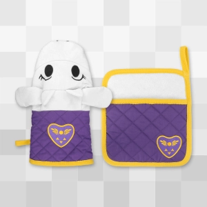Toriel's Kitchen Oven Mitt & Potholder Set