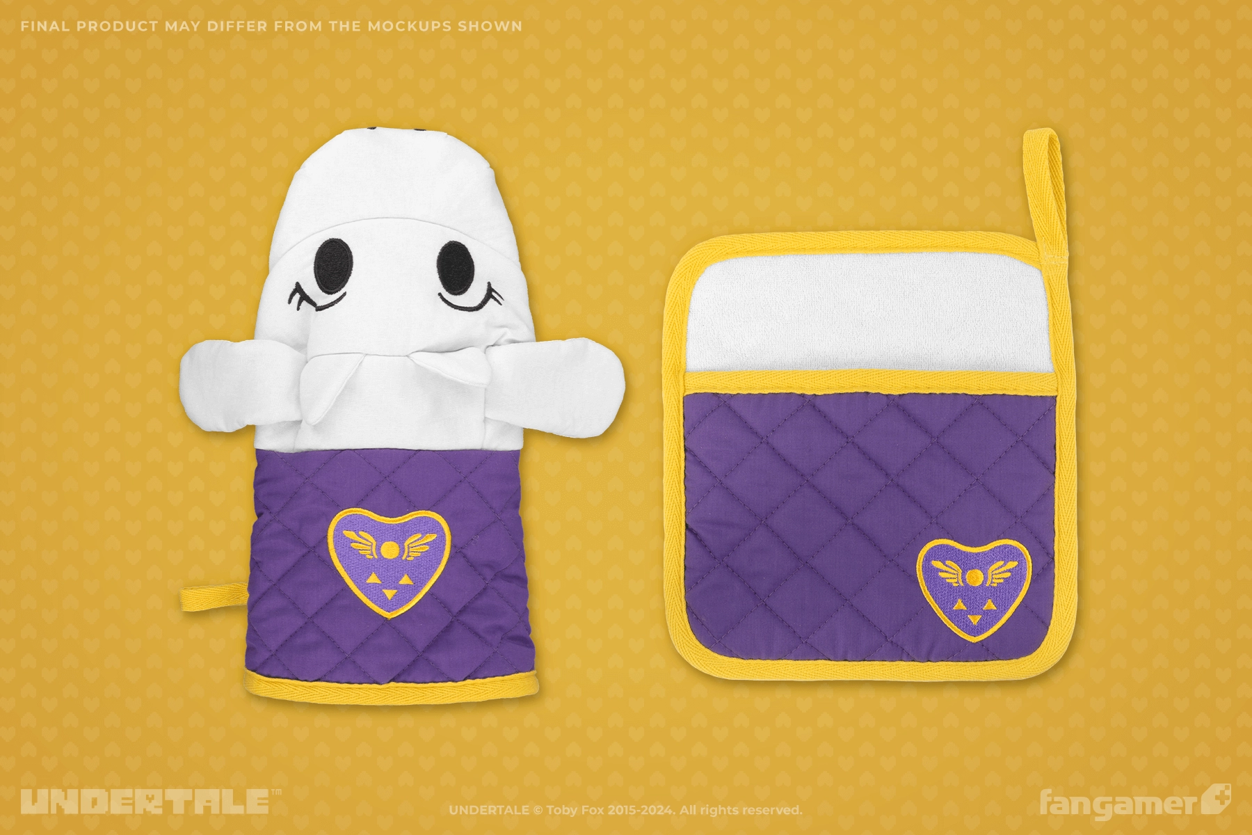 Toriel's Kitchen Oven Mitt & Potholder Set