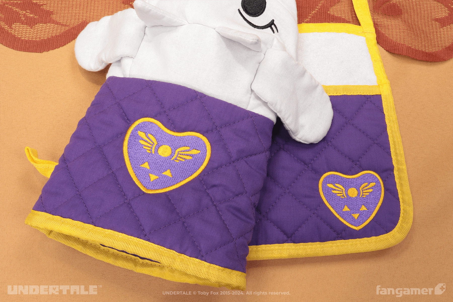 Toriel's Kitchen Oven Mitt & Potholder Set