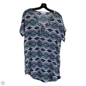 Tunic Short Sleeve By Francesca's In Multi-colored, Size: M
