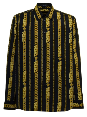Versace Barocco Printed Buttoned Shirt