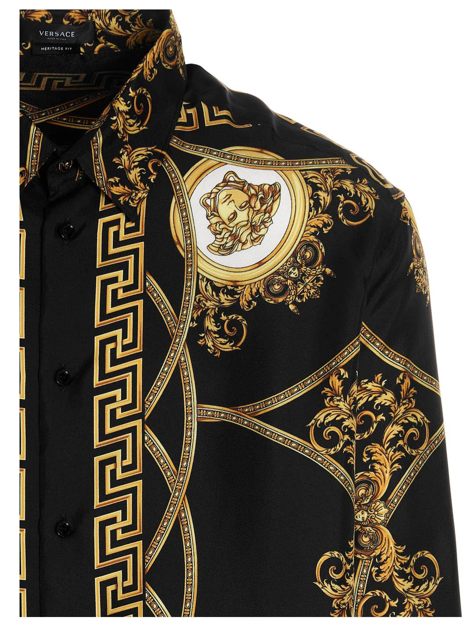 Versace Baroque-Printed Buttoned Shirt
