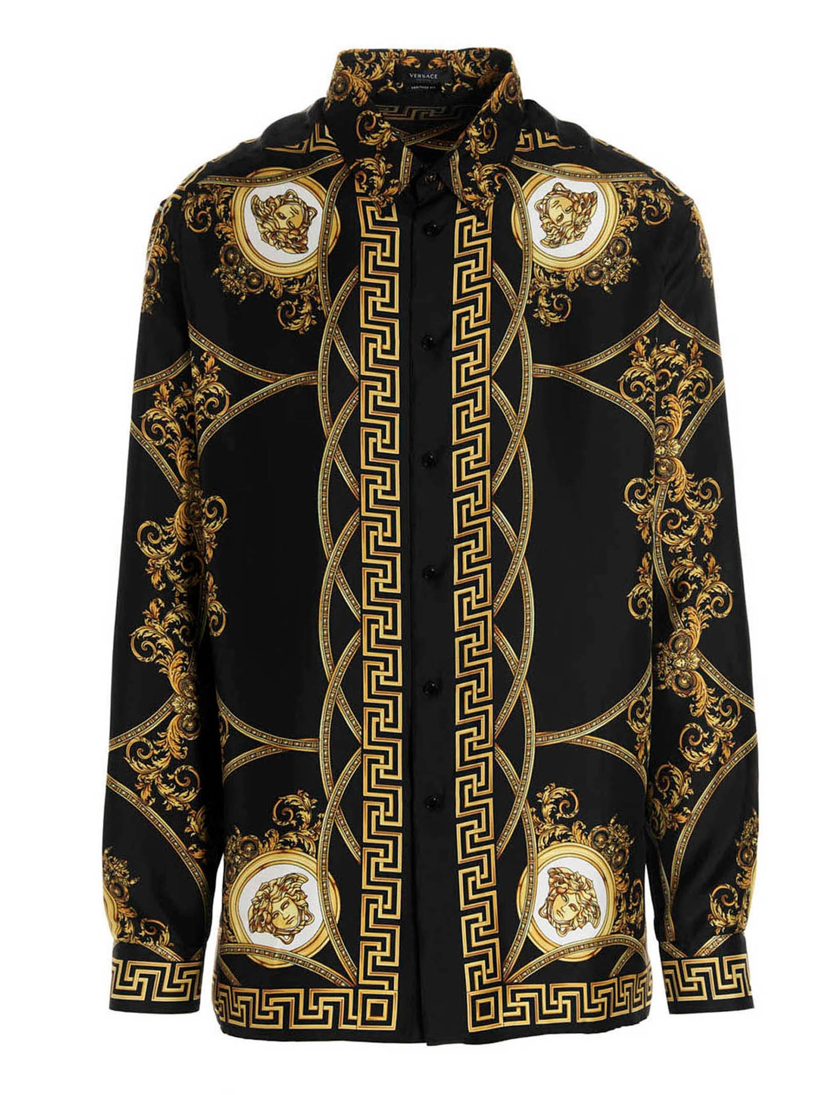 Versace Baroque-Printed Buttoned Shirt