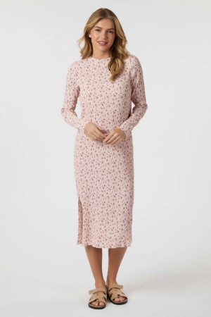 Vogue Flora Dress | Light Pink | Kjole fra Neo Noir