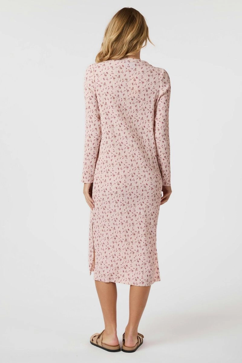 Vogue Flora Dress | Light Pink | Kjole fra Neo Noir