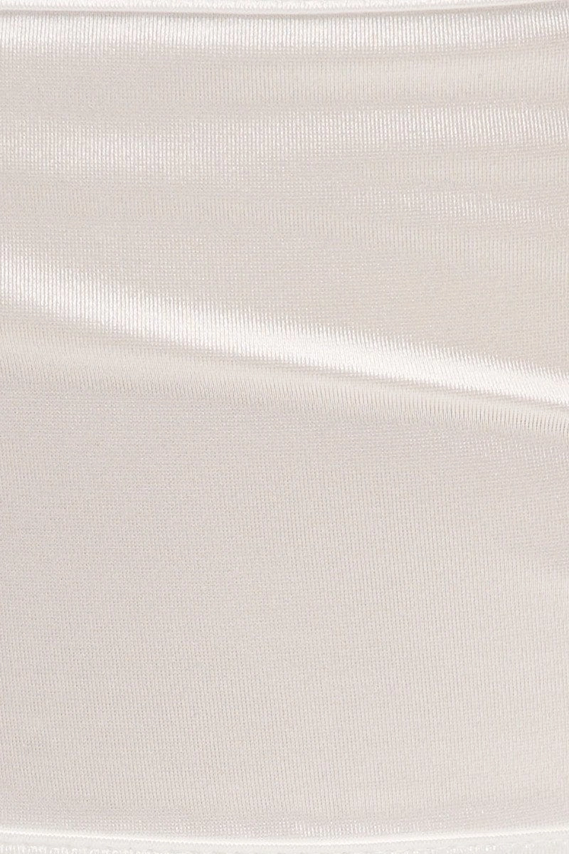 White Plain Corset Top