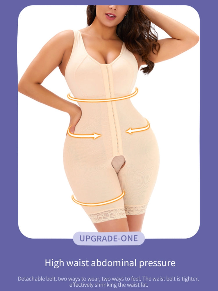 Women's Tummy Control Full Body Shaper Hip Lifter Thigh Slimmer Bodysuit Shapewear