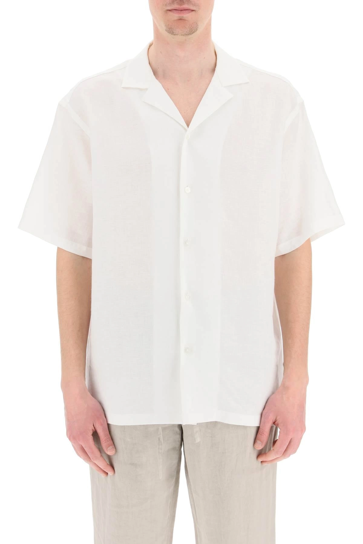 Z Zegna Buttoned Short-Sleeved Shirt