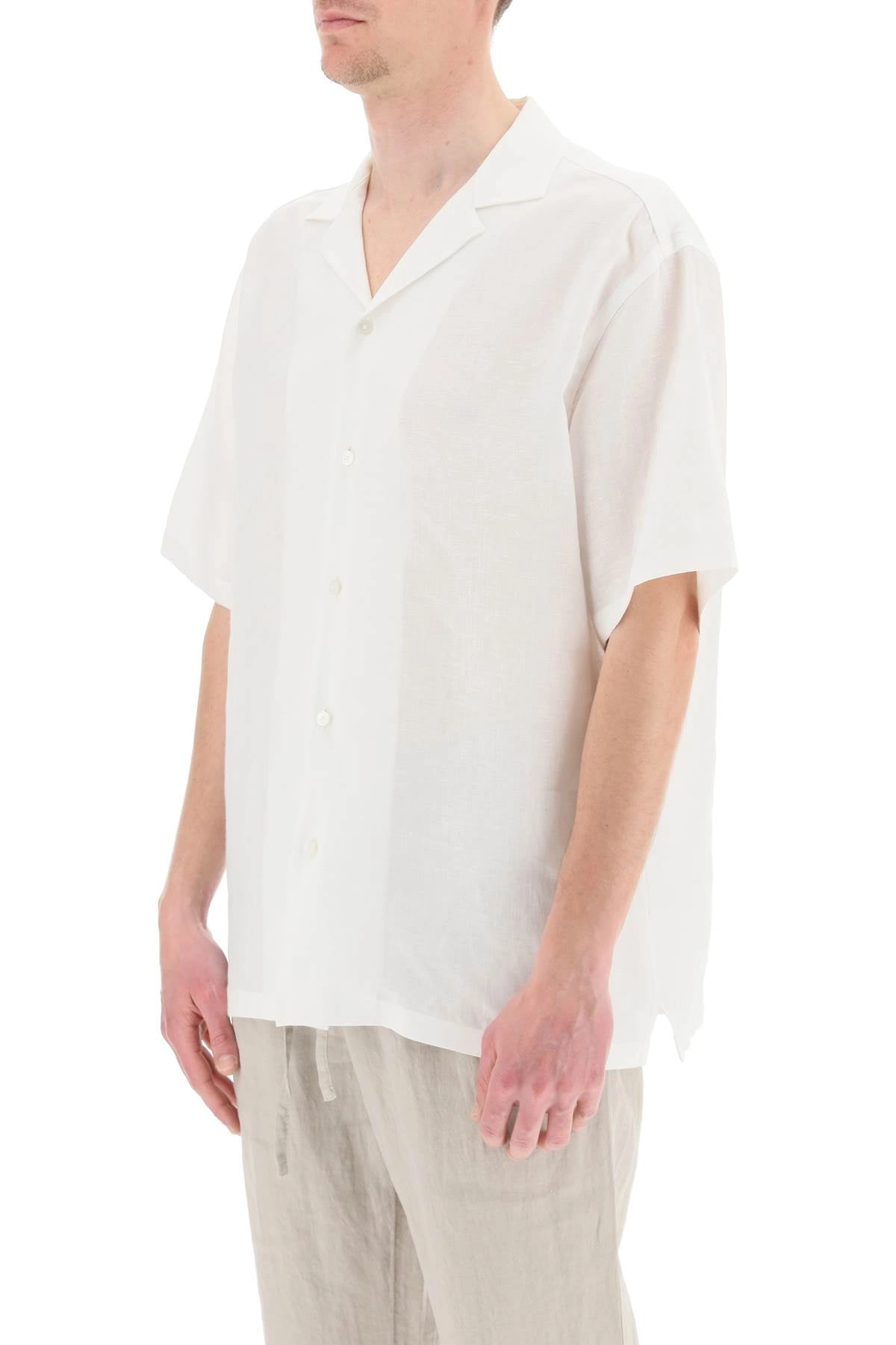 Z Zegna Buttoned Short-Sleeved Shirt
