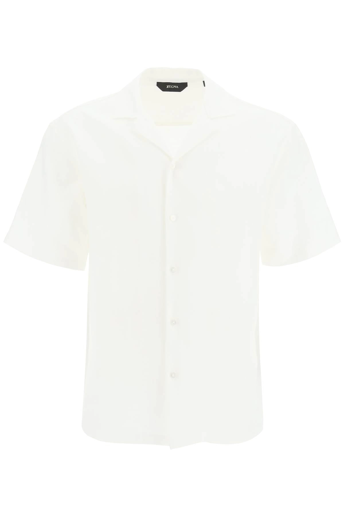Z Zegna Buttoned Short-Sleeved Shirt
