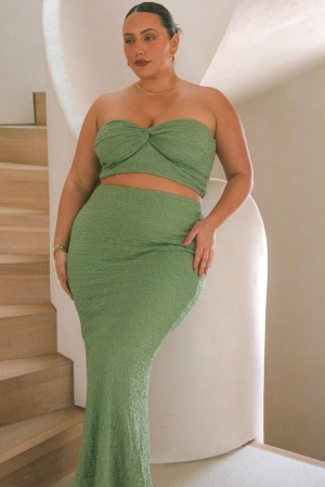 ZENNA MIDI SKIRT SAGE