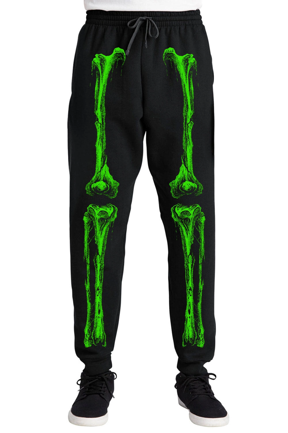 Zombie Rot Skeleton Joggers [Monster Green]